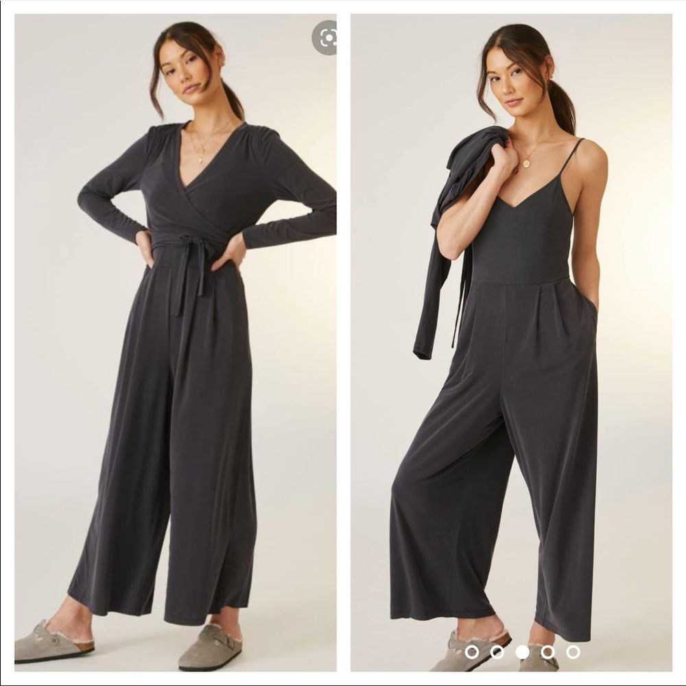 ISO WTB FREE PEOPLE JUMPSUIT WRAP TOP SET M MEDIUM S SMALL L LARGE